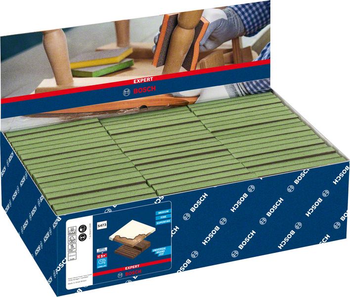 Bosch EXPERT S473 slipsvamp, 98 x 120 x 13 mm, superfin