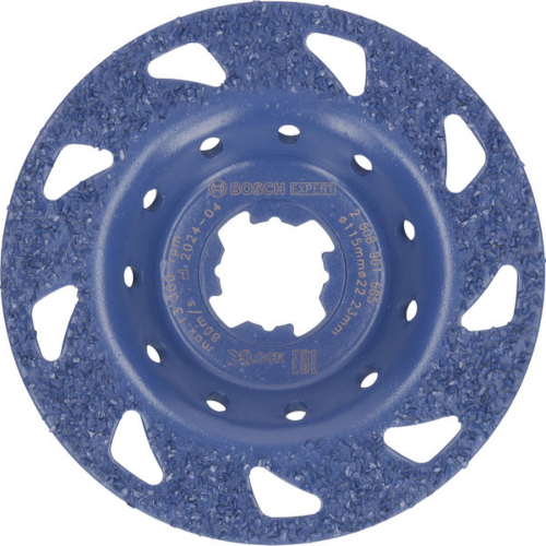 Bosch EXPERT Multi Material hårdmetallslipkopp medium, rak, X-LOCK, 115 mm, 22,23 mm