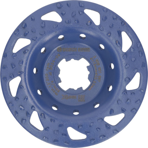 Bosch EXPERT Multi Material hårdmetallslipkopp grov, vinklad, X-LOCK, 115 mm, 22,23 mm