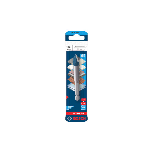 Bosch Expert 12 EXPERT HEX-9 Hard Ceramic-borr, 3 x 90 mm