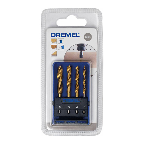 Dremel Träborrsats (636) 4 delar