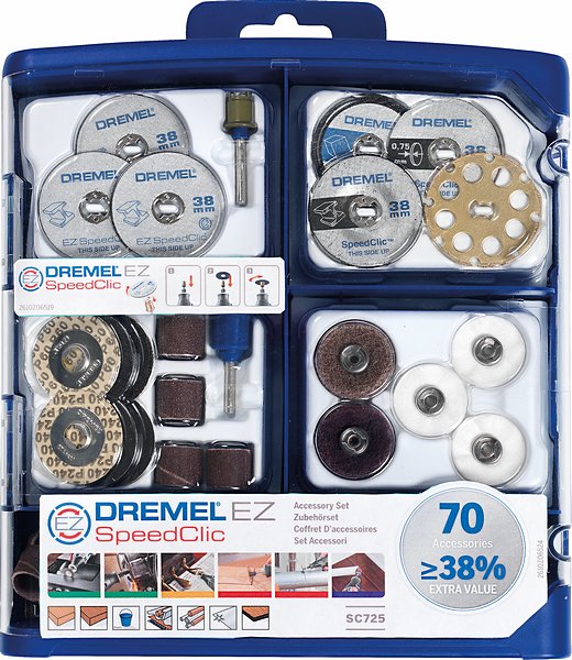Dremel EZ SpeedClic universaltillbehörssats (SC725)