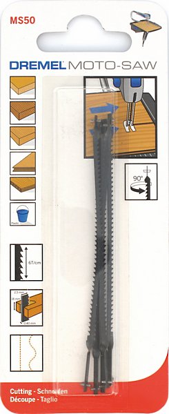 Dremel Moto-Saw sidkapningssågblad (MS50) 5 delar