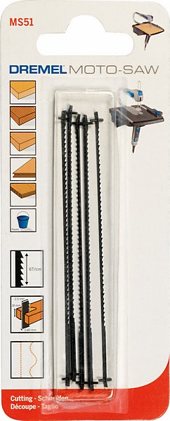 Dremel Moto-Saw-standardsågblad för trä (MS51) 5 delar