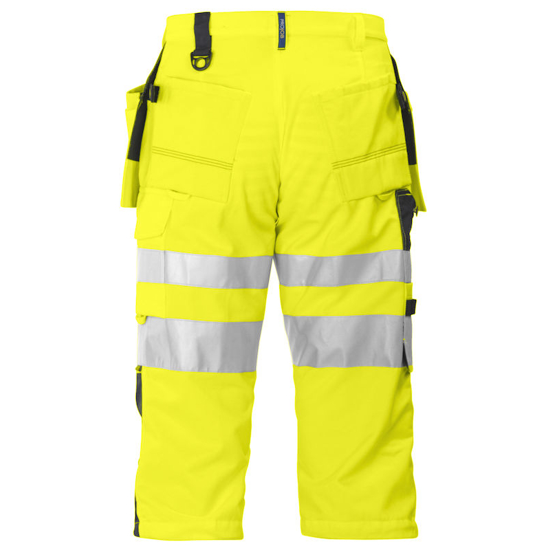 Varsel med hängfickor Projob 6510, 3/4 3/4-byxor, gul - Bild 5