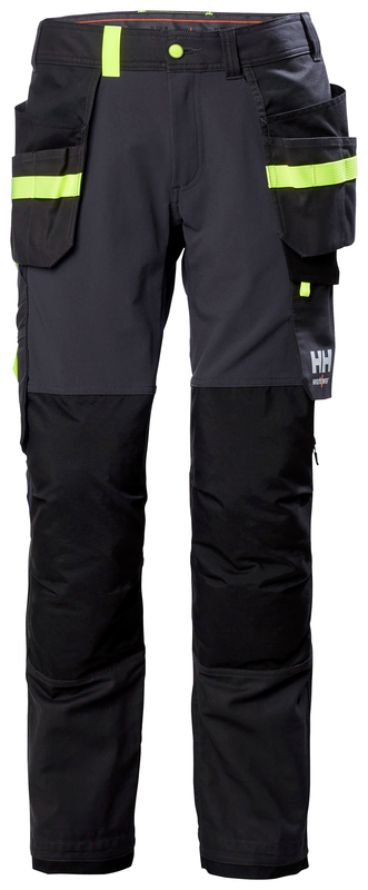 Hantverksbyxor Helly Hansen Oxford 4X, mörkgrå/svart