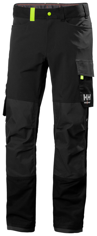 Arbetsbyxor Helly Hansen Oxford 4X, svart/mörkgrå