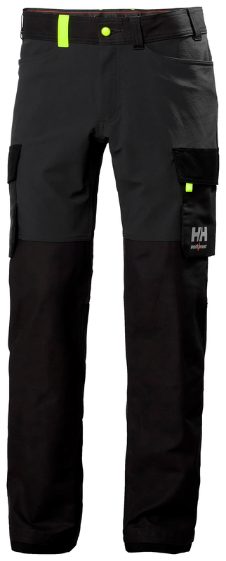 Cargo-arbetsbyxor Helly Hansen Oxford 4X, mörkgrå/svart