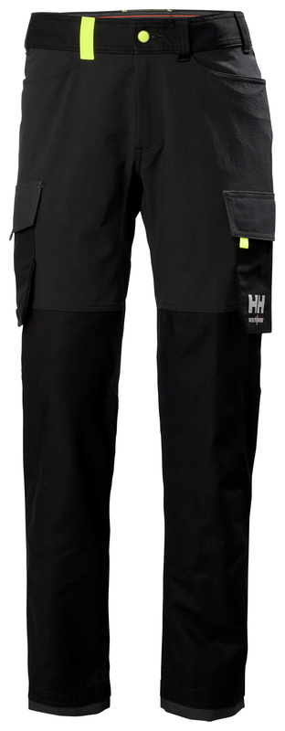 Cargo-arbetsbyxor Helly Hansen Oxford 4X, svart/mörkgrå