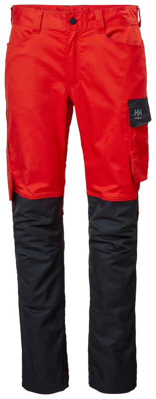 Arbetsbyxor Helly Hansen Manchester, signalröd/mörkgrå