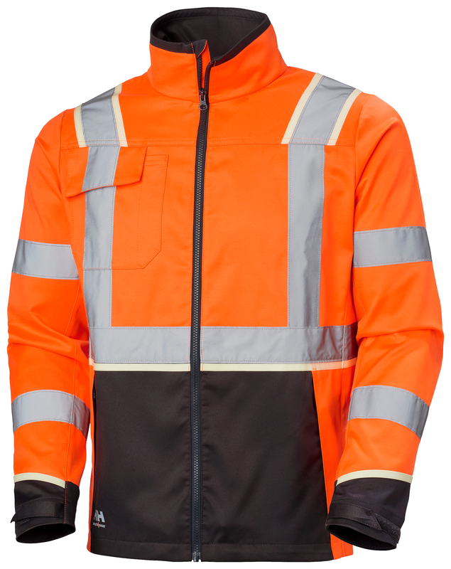 Arbetsjacka Helly Hansen UC-ME, varselorange/mörkgrå