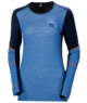 Damunderställströja Helly Hansen LIFA Merino, marinblå/gråblå
