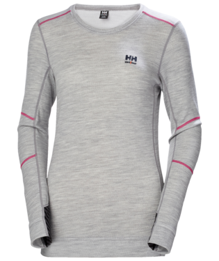Damunderställströja Helly Hansen LIFA Merino, grå melerad
