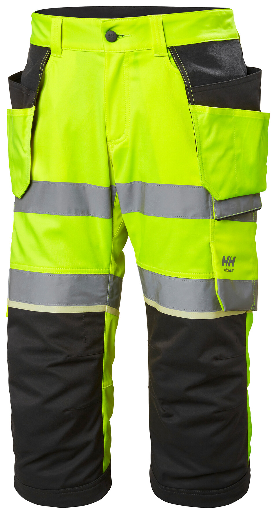3/4 hantverksbyxor Helly Hansen UC-ME, gul/mörkgrå