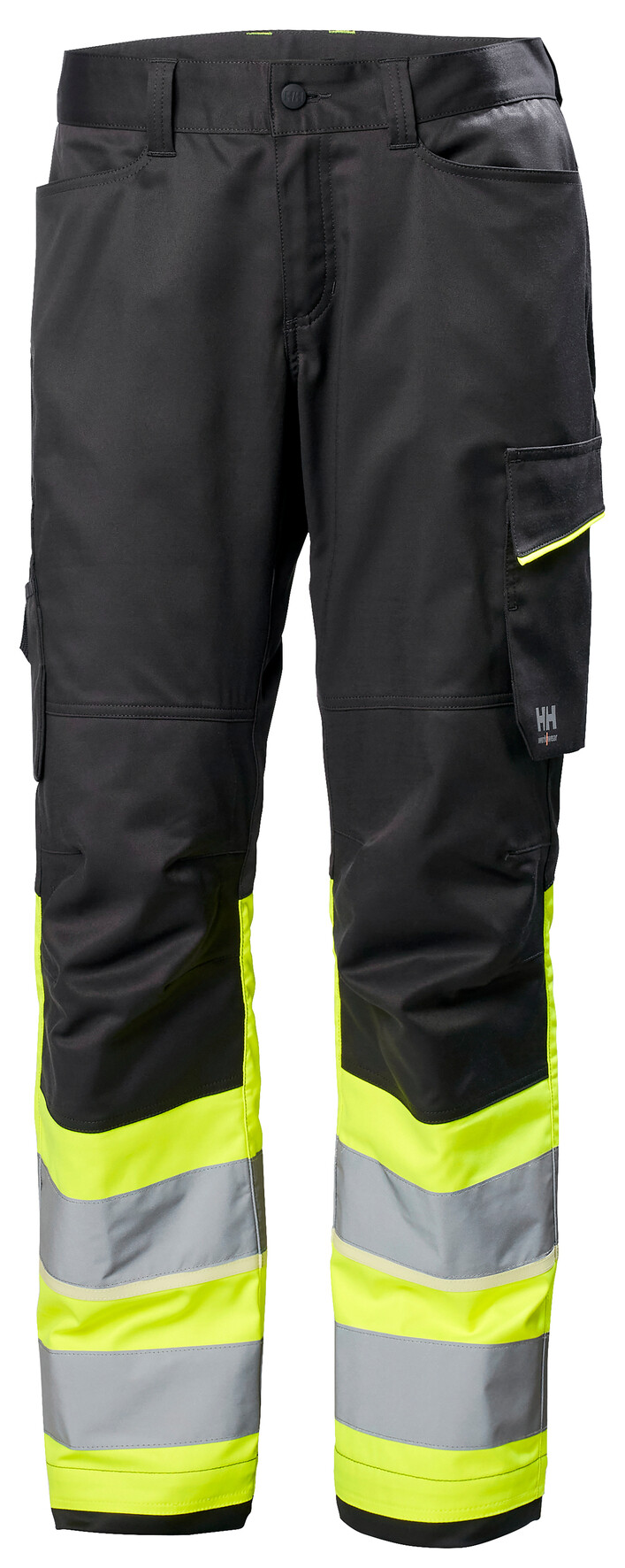 Arbetsbyxor Helly Hansen UC-ME, HIVIS klass 1, varselgul/mörkgrå