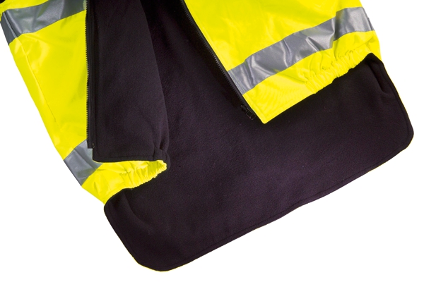 Fodrad varselväst Coverguard, gul - Bild 3