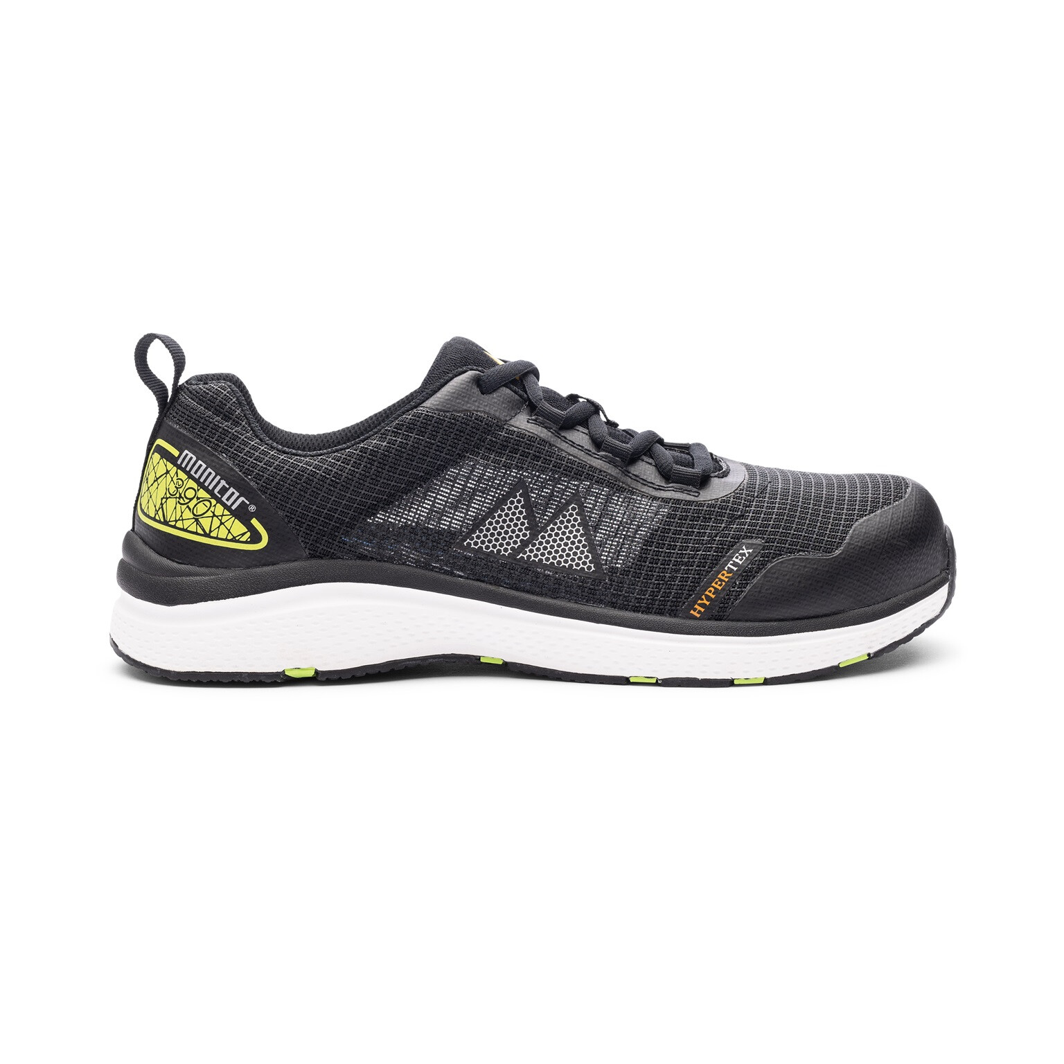 Skyddsskor Monitor Three 100 Ninety, S1P SRC ESD HRO REC, bred läst, 390 g