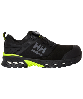Skyddsskor Helly Hansen Magni Evolution MXR, snabbsnörning BOA, S7S HT, svart/mörk limegrön
