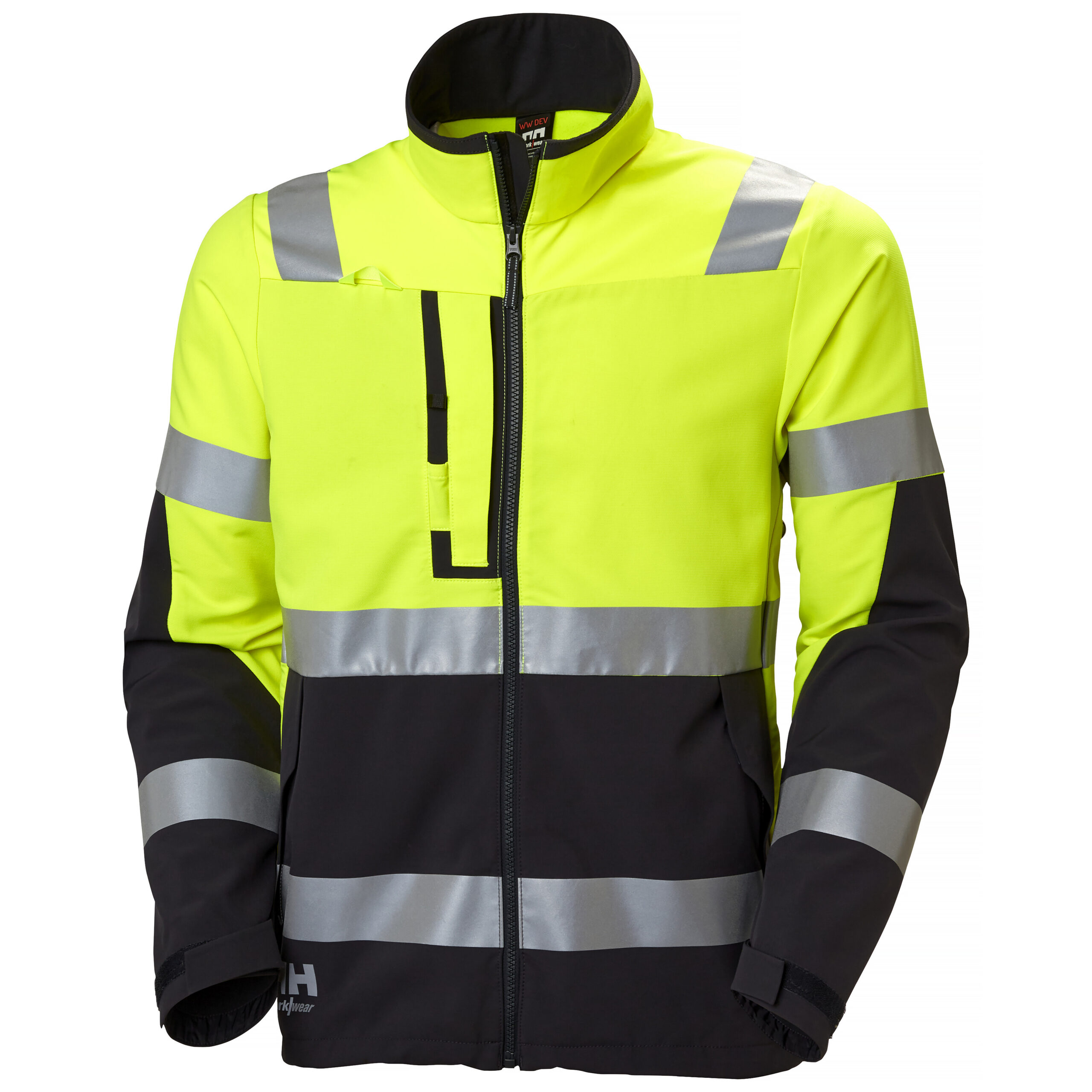 Softshelljacka Helly Hansen Alna 4X Tech, gul/mörkgrå