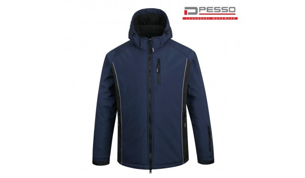 Softshell vinterjacka Pesso Otava, blå