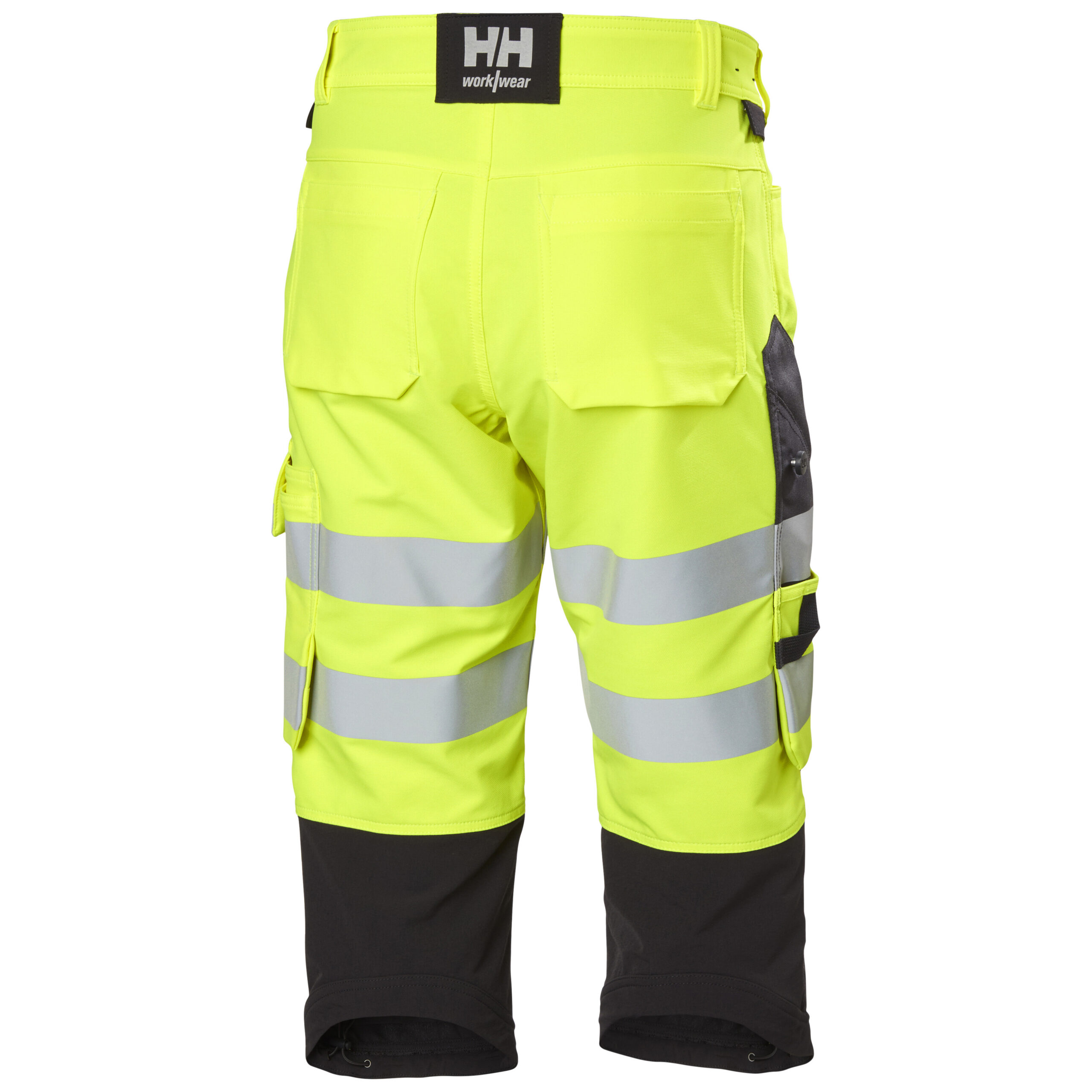3/4 arbetsbyxor Helly Hansen Alna 4X CNCT, gul/mörkgrå - Bild 2