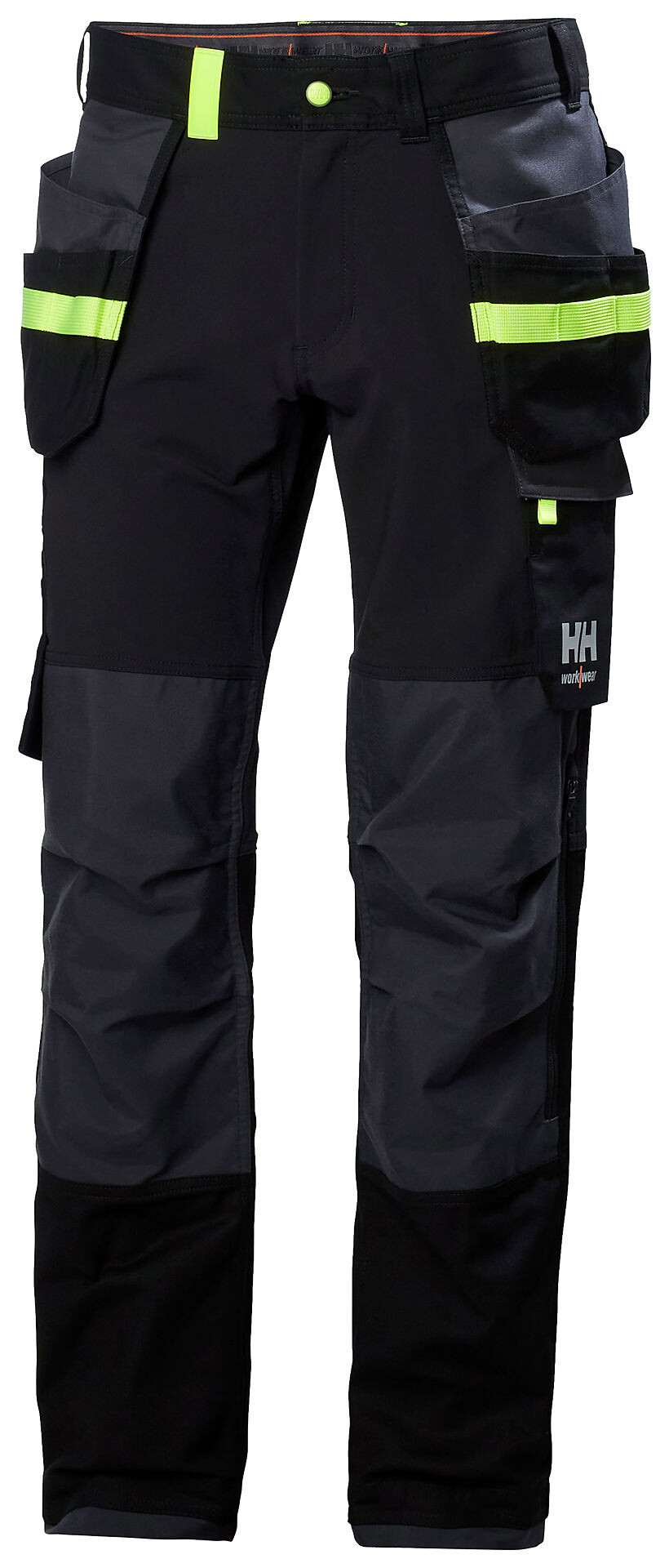 Hantverksbyxor Helly Hansen Oxford 4X, svart/mörkgrå