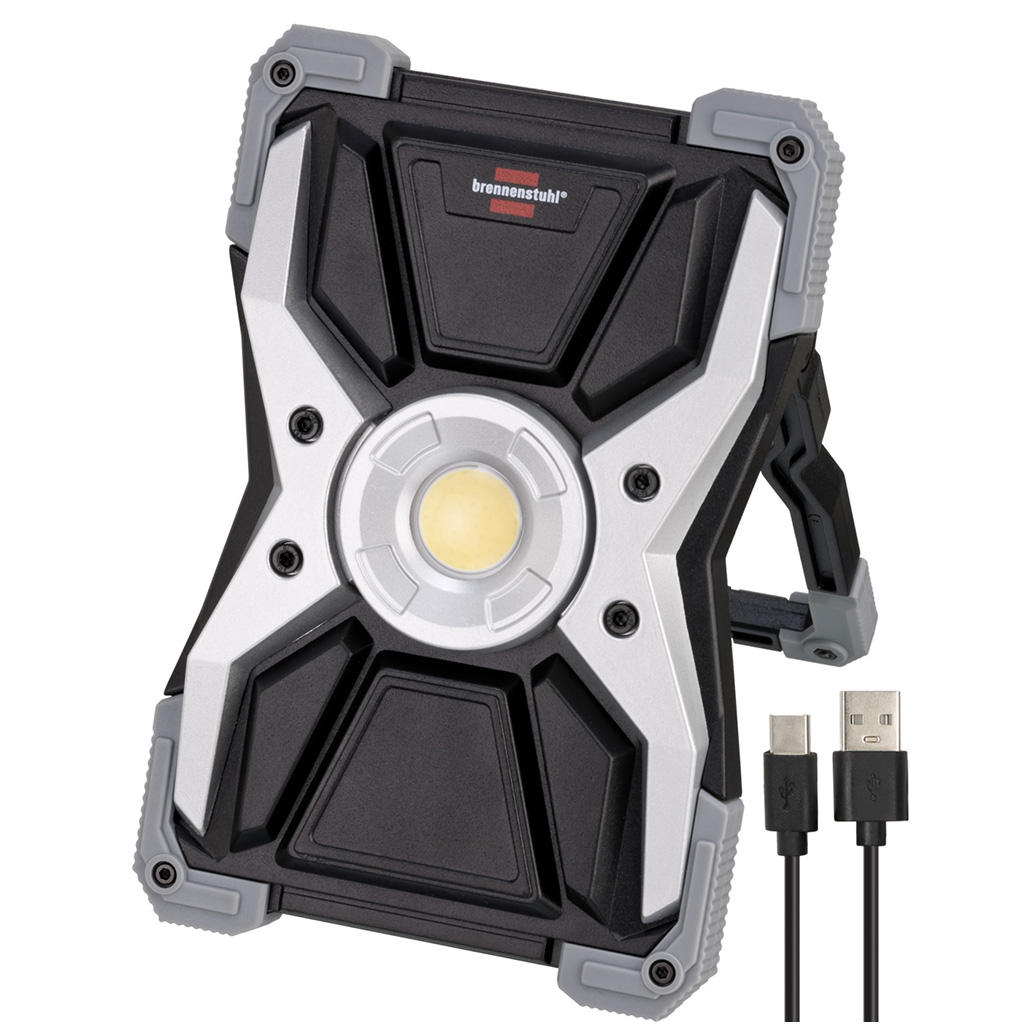 Uppladdningsbar LED-lampa och powerbank Brennenstuhl, 3000 lm