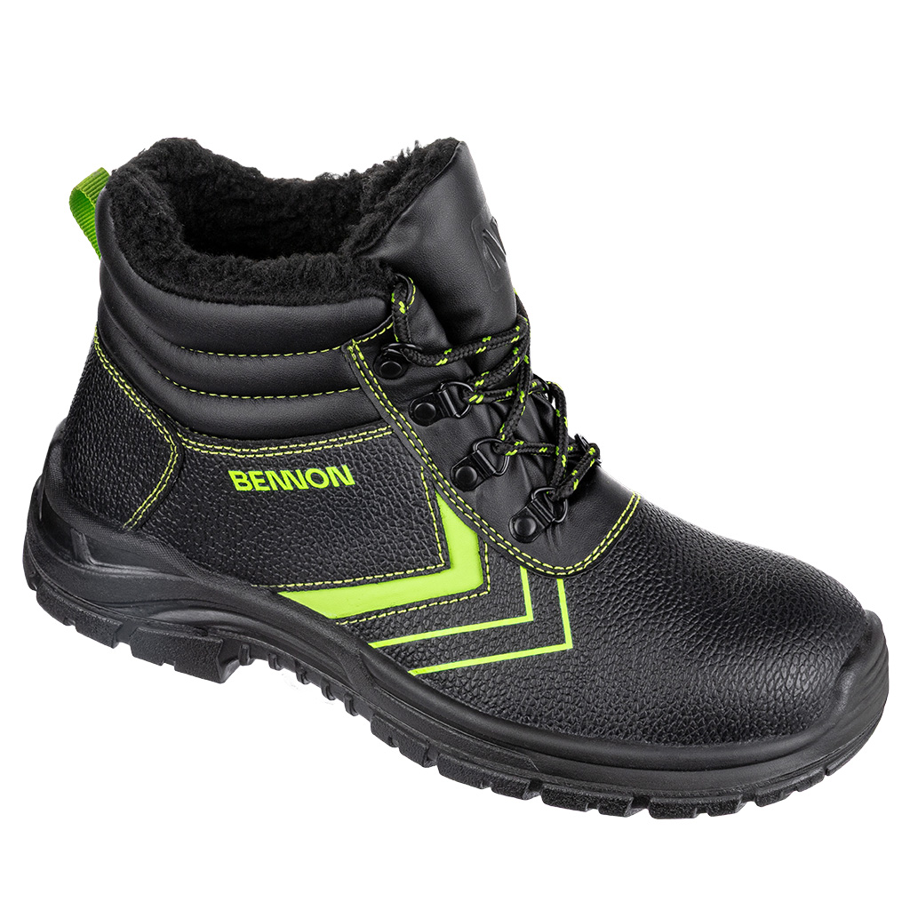 Vinterskyddskängor Bennon Basic High, S3, svart