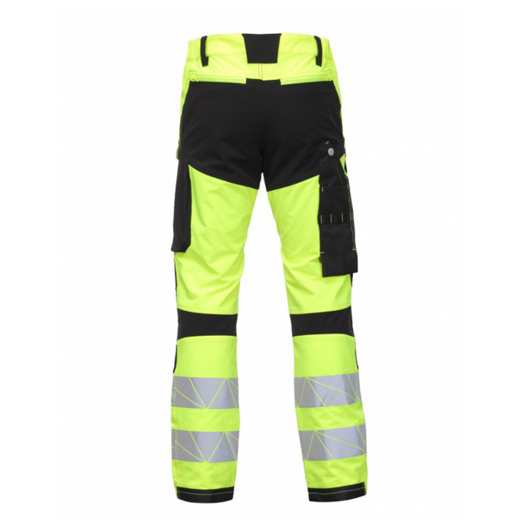 Varsel stretchbyxor Bosafety Urban, gul/svart - Bild 3