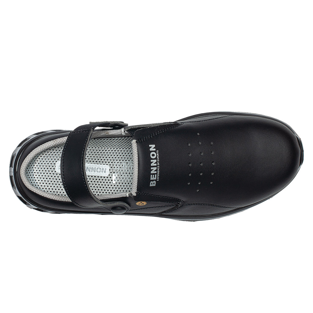 Arbetssandaler Bennon, OB, svart - Bild 5