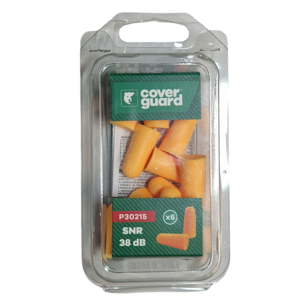 Öronproppar Coverguard BIP, 39 dB, 6 par