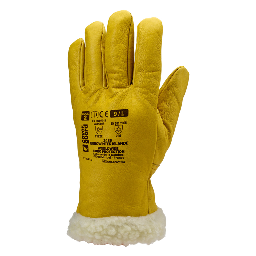 Vinterhandskar i läder Coverguard 2490 - Bild 3