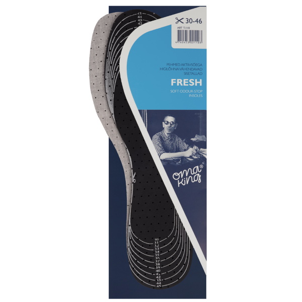Klippbara innersulor OMA King T-110 Fresh