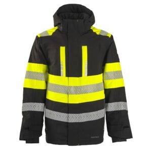 HW Glacier Pro vinterjacka, svart/HI-VIS gul