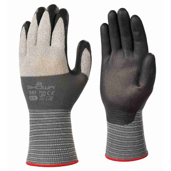 Nitrilbelagda handskar Showa 381