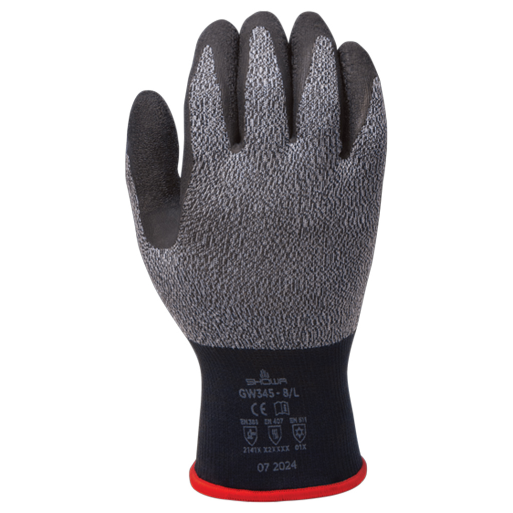 Gummibelagda vinterhandskar Showa GW345