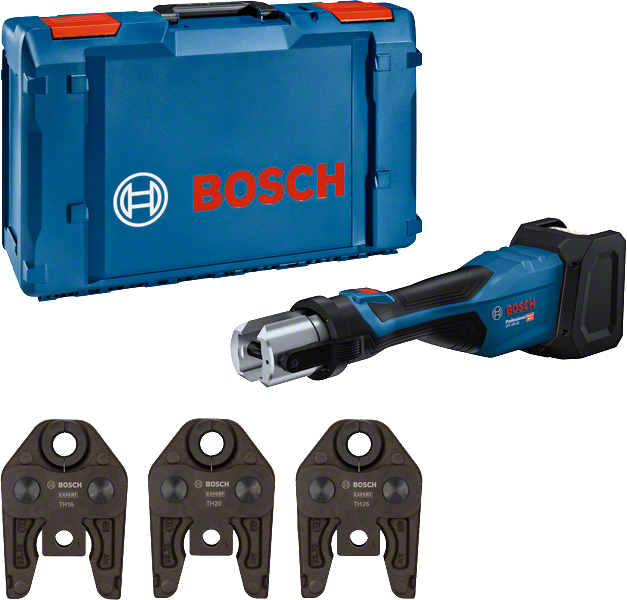 Sladdlöst pressverktyg Bosch GPT 18V-32, Kit TH- 16/20/26, SOLO, L-BOXX