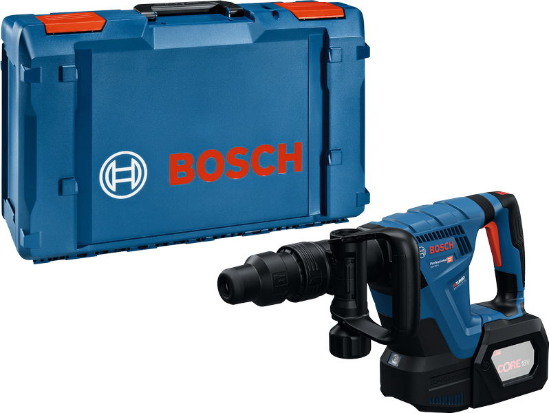 Sladdlös bilningshammare med SDS max Bosch GSH 18V-5 XL-Boxx, SOLO