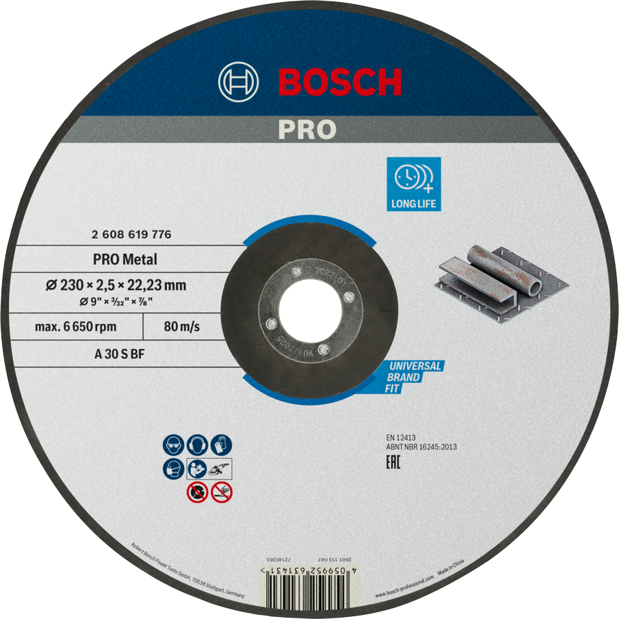 Bosch PRO Metal kapskiva, 230 x 2,5 x 22,23 mm