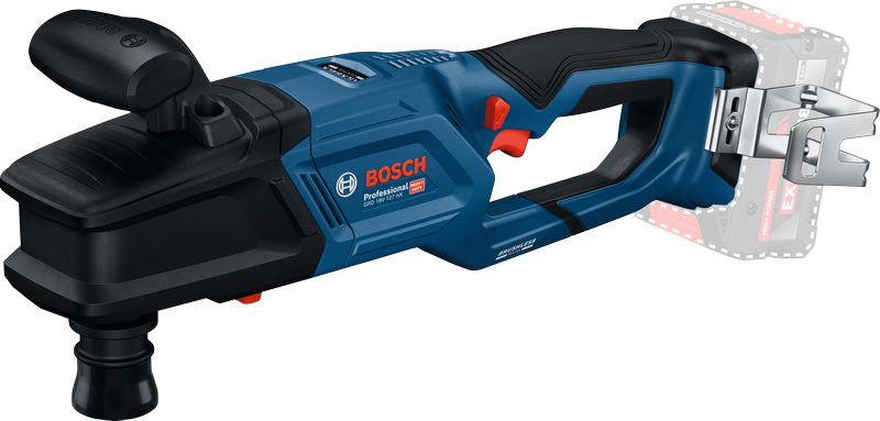 Sladdlös vinkelborrmaskin Bosch GRD 18V-127 HX, CT, SOLO