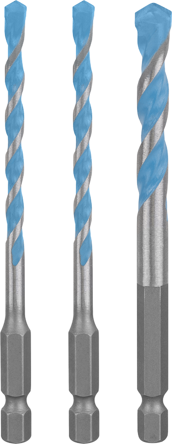 Bosch EXPERT HEX-9 Multi Construction-borrsats, 5 x 60 x100; 6 x 60 x 100; 8 x 50 x 100 mm, 3 st