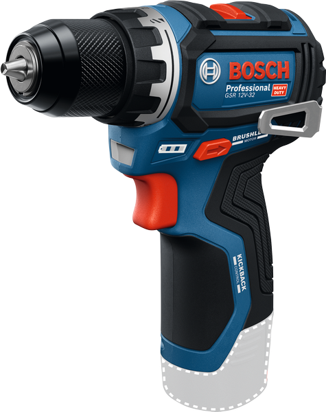 Sladdlös borrskruvdragare Bosch GSR 12V-32, CT, SOLO