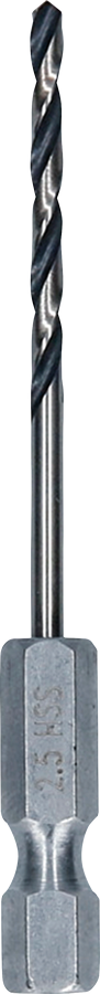 Bosch Metal HSS spiralborr, 2,5 x 30 x 69 mm, HEX 1/4" skaft