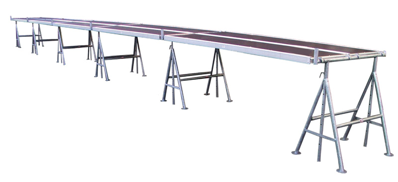 Jumbo väggställningsset 15,3m x 1,2m höjd 1,1-1,9m