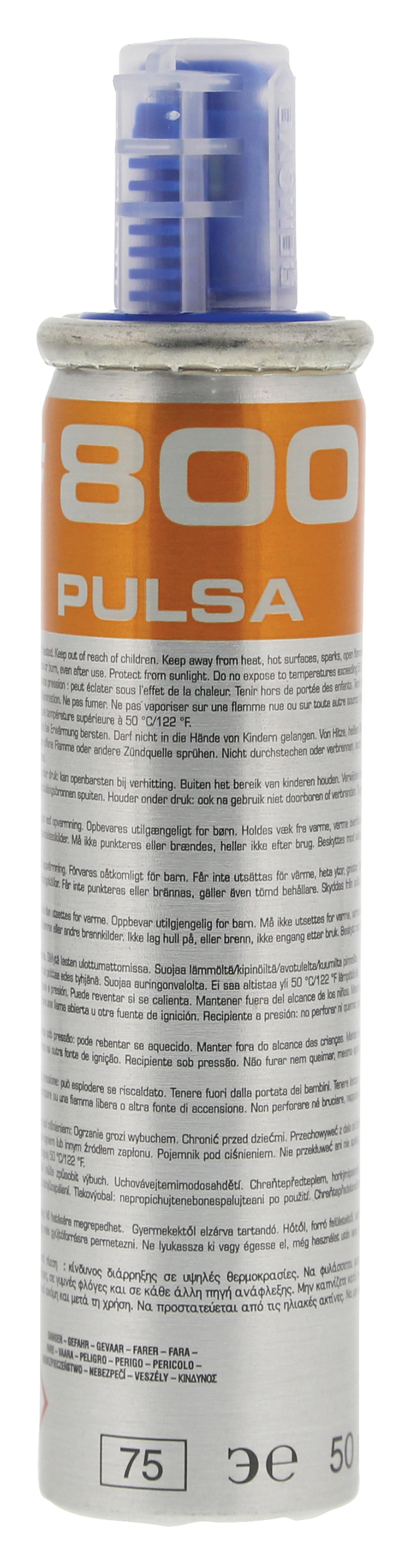 Spottgasflaska, Pulsa 800P/E 2 st i förpackning