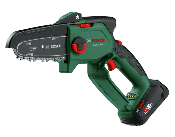 Motorsåg Bosch Grön EasyChain18V-15-7,1x2,5Ah+laddare