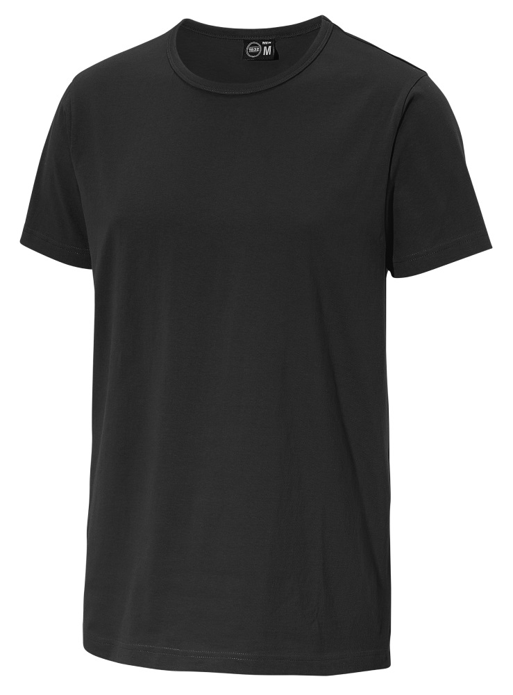 T-shirt 1832 svart 100% bomull