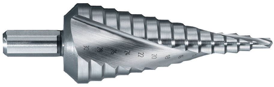 Tivoli stegkonborr för metall HSS, Ø6-37 mm.