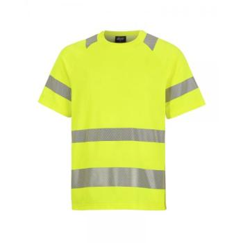 HIVIS gul t-shirt med Gesto-reflektorer, EN20471 på 3
