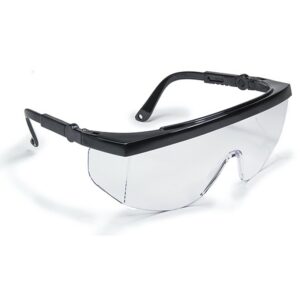 Lux Optical Gamma transparenta skyddsglasögon med sidoskydd